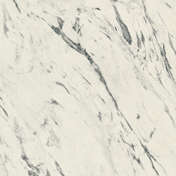 Postformed White Carrara Marble kitchen work surface