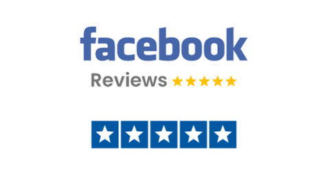 Facebook reviews logo 5 stars