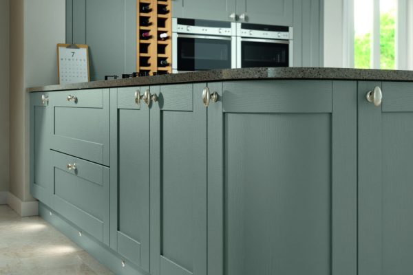 Sprayed Grey Kitchen Door